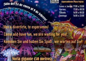 Arguineguín acoge una gran feria de atracciones del 24 de enero al 9 de febrero