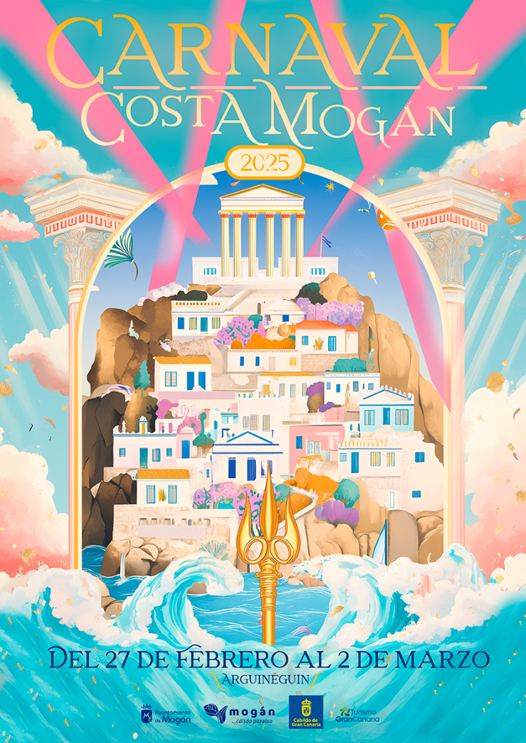 El Carnaval Costa Mogán del Olimpo ya tiene cartel y abre inscripción para las carrozas