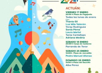 El Festival Altos de Gáldar arranca este 17 de enero con una serie de conciertos en las medianías del municipio