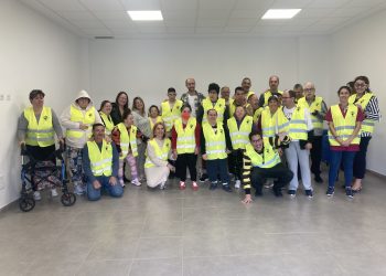 Chalecos reflectantes para mayor seguridad de las personas usuarias del Centro Ocupacional de Ingenio