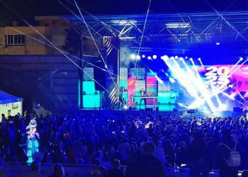 Maspalomas celebró la llegada de 2025 con una espectacular fiesta de Año Nuevo