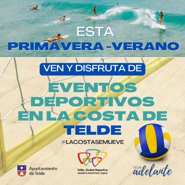 Telde programa el desarrollo de eventos deportivos en su costa para la temporada alta de primavera-verano