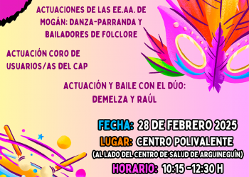 Los mayores del CAP de Mogán invitan a disfrutar de una jornada carnavalera el 28 de febrero