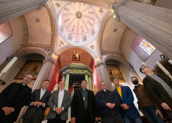 El Cabildo devuelve el esplendor a la nave principal y la cúpula del Templo Santuario de Gáldar y anuncia la restauración de los pasajes laterales