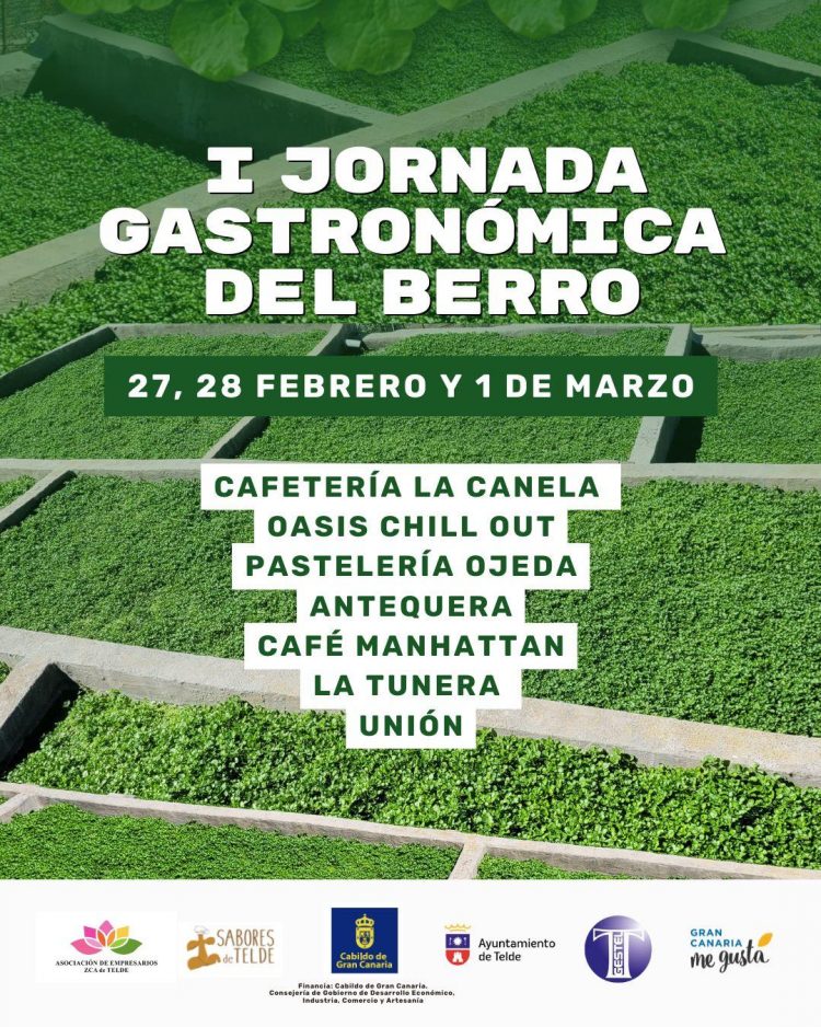 La zona comercial de Telde se prepara para recibir las Jornadas Gastronómicas del Berro