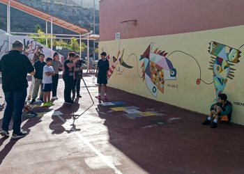 Escolares de Mogán graban cortos contra el acoso escolar
