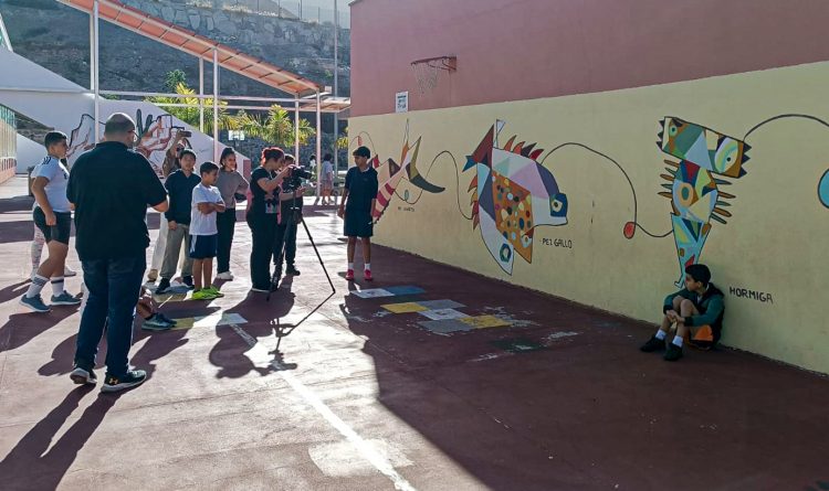 Escolares de Mogán graban cortos contra el acoso escolar