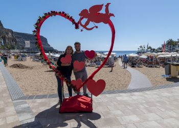 Mogán se viste de San Valentín