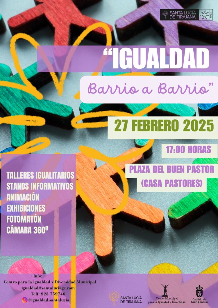 Dos mujeres de Casa Pastores serán homenajeadas este jueves dentro del programa Igualdad barrio a barrio