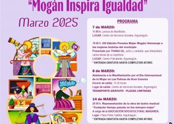 Mogán conmemora el Día de la Mujer con reconocimiento a las taxistas del municipio y teatro