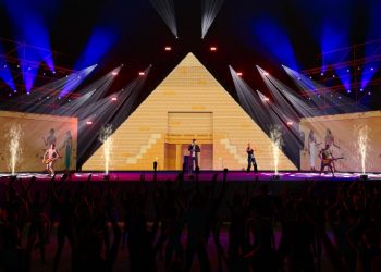 Una pirámide de 96 metros cuadrados, escenario del Carnaval de Gáldar