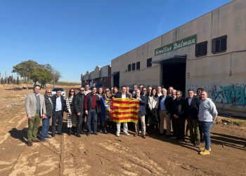 Representantes de la Zona Industrial de Arinaga visitan las áreas industriales afectadas por la DANA en Valencia