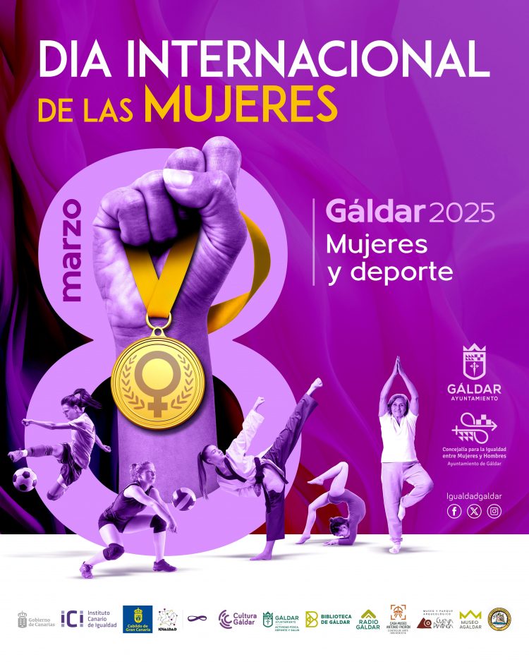 Gáldar organiza un amplio programa de actividades en marzo en torno al Día Internacional de las Mujeres enfocado en el deporte