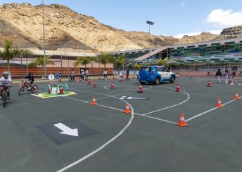 Alumnado de Primaria de Mogán aprende Educación Vial