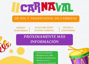 Cuenta atrás para el II Carnaval de Día y Tradicional de Carrizal