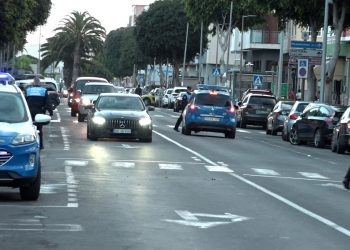 Se abre al tráfico la Avenida de Canarias a la altura del edificio desalojado