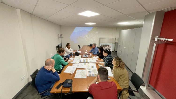 El Consorcio Maspalomas y Tragsa planifican la restauración paisajística del Oasis Palmeral y accesos