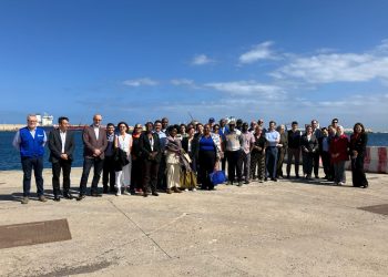 Una delegación de altos representantes gubernamentales internacionales visita el Puerto de Las Palmas y el PMA