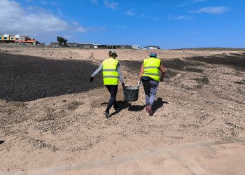 Telde continúa con los trabajos de adecentamiento en la ciudad tras el temporal 