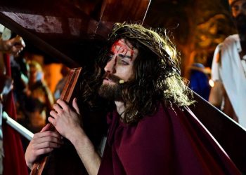 Unos 300 vecinos de Agüimes reviven este viernes la Pasión de Cristo 