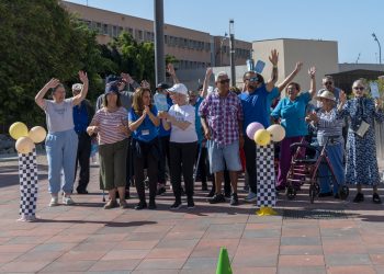 Los mayores del Centro para la Autonomía Personal de Mogán celebran el Día Mundial de la Salud