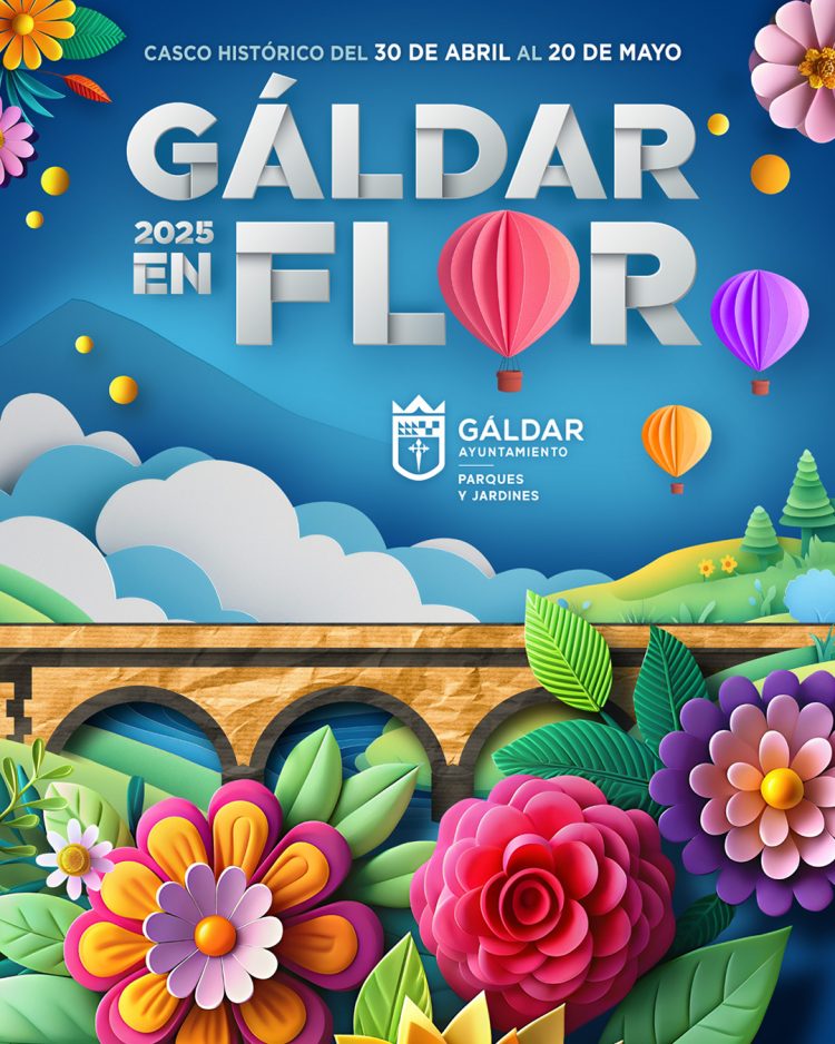 La quinta edición de ‘Gáldar en Flor’ iluminará las calles del casco histórico del 30 de abril al 20 de mayo
