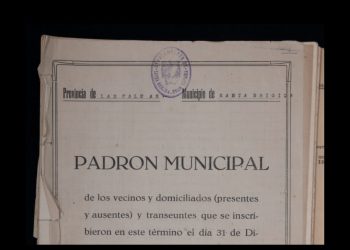Santa Brígida abre al público los padrones municipales de 1920 a 1965