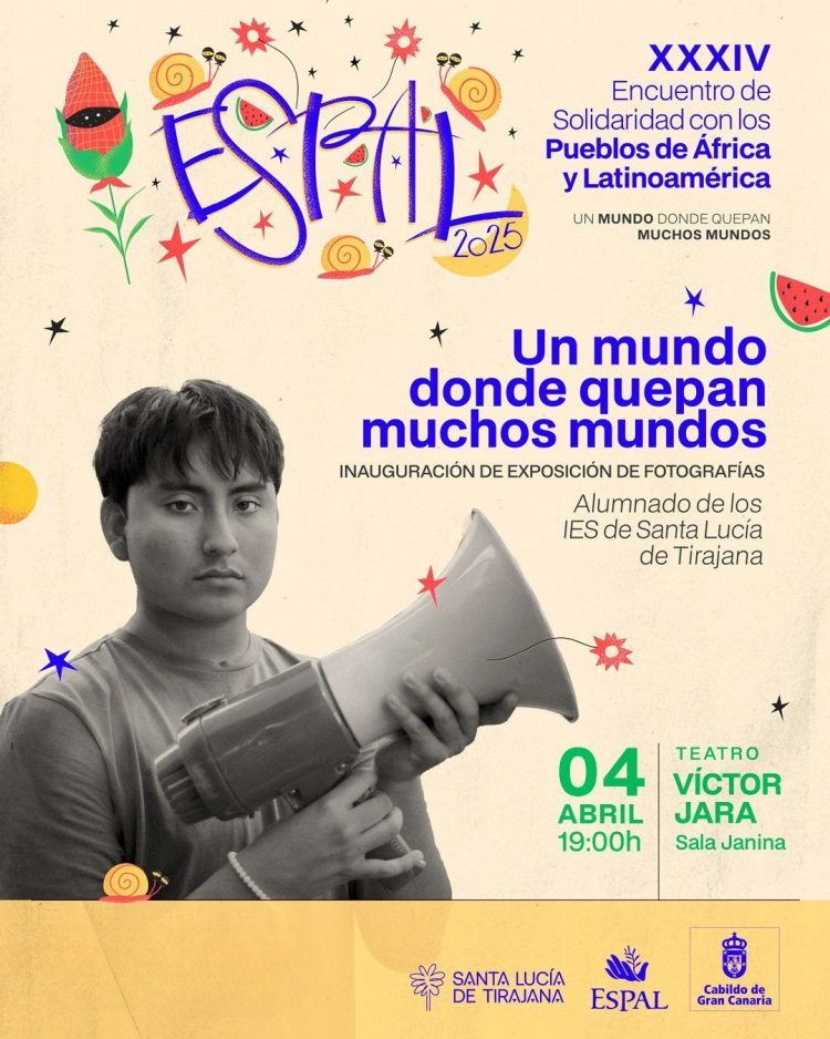 Los versos de Yeray Rodríguez abren este viernes el Espal por ’un mundo donde quepan muchos mundos’