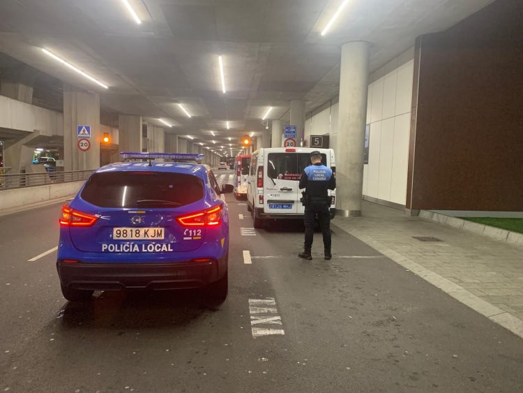 La Policía Local de Telde intensifica los controles en el Aeropuerto