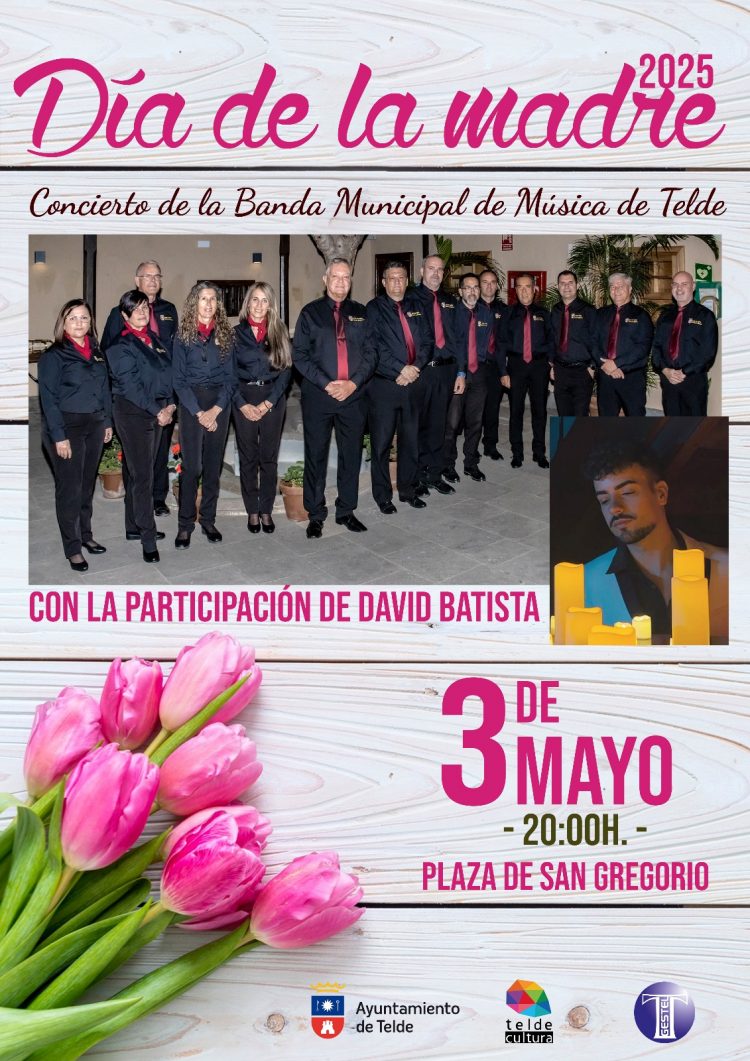 Telde celebra el Día de la Madre con el concierto “La vuelta al mundo en 80 notas” de la Banda Municipal de Música