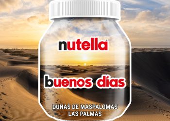 Nutella elige las Dunas de Maspalomas como imagen del amanecer canario en su nueva edición limitada
