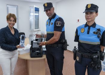 La Policía Local de Mogán incorpora  un dispositivo de detección de drogas portátil
