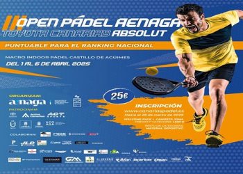 El Open Aenaga Absolut Toyota Canarias inaugura la temporada de pádel en Gran Canaria con récord de inscripciones