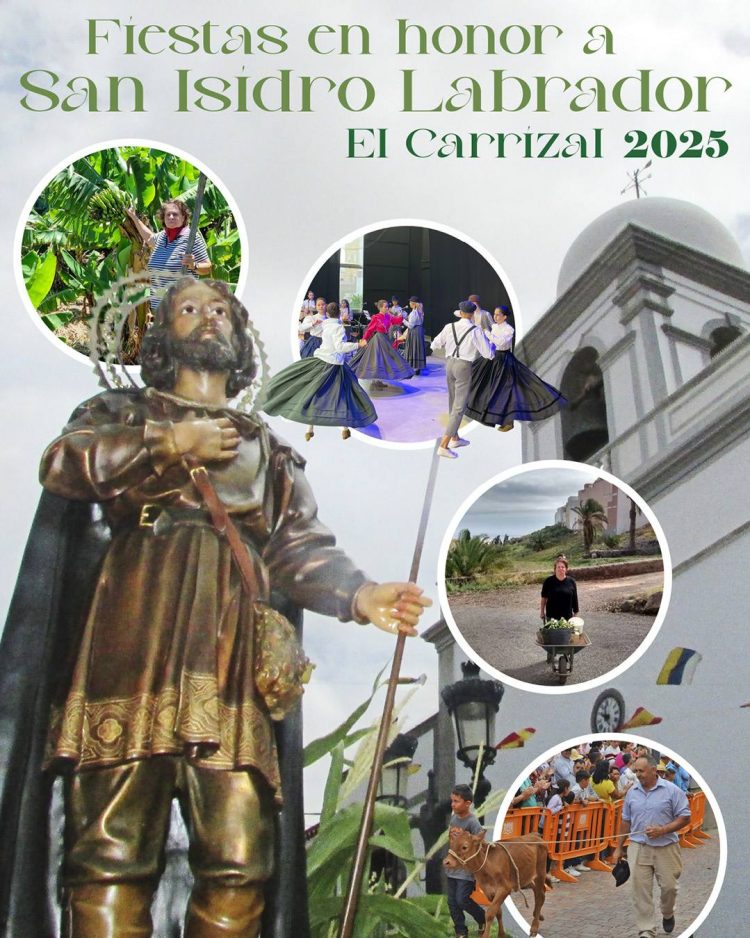 Carrizal celebrará sus fiestas en honor a San Isidro Labrador del 15 al 18 de mayo