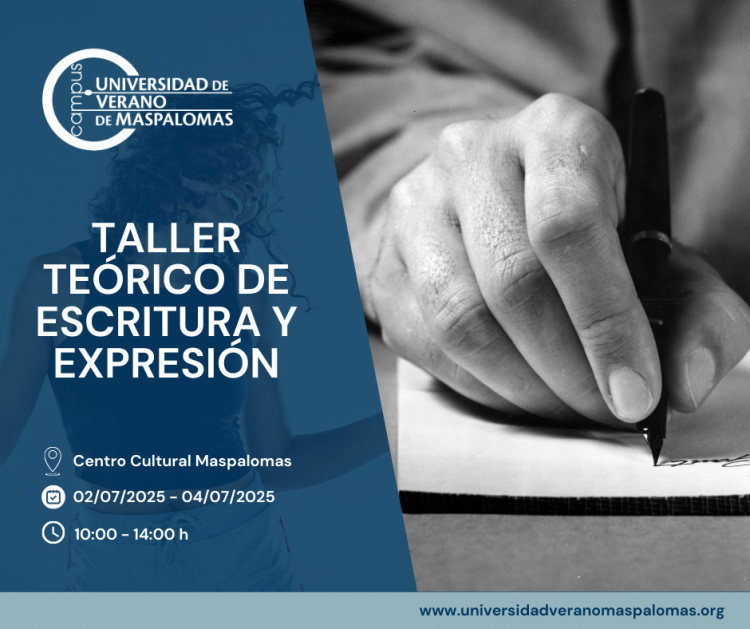 Destacados escritores y poetas impartirán el Taller sobre ‘Escritura y Expresión’ en la Universidad de Verano de Maspalomas