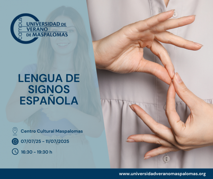 La Universidad de Verano de Maspalomas programa una nueva edición del curso de Lengua de Signos