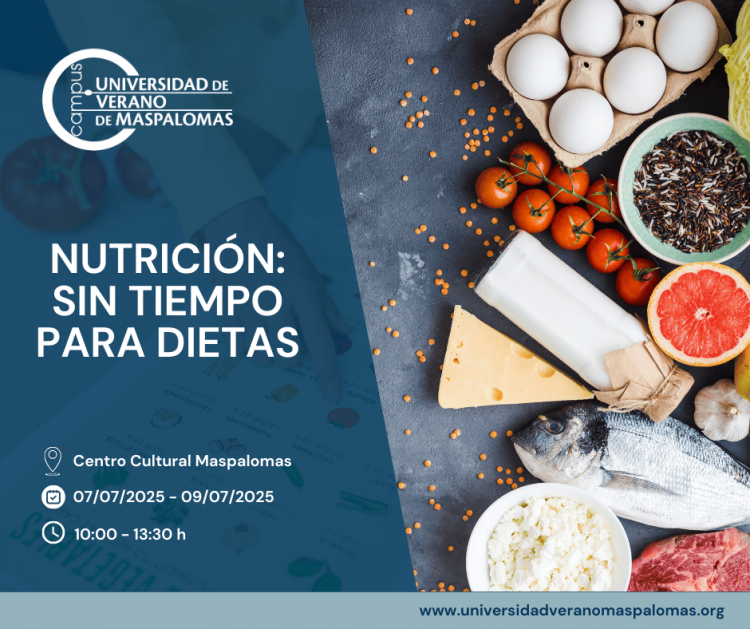 La Universidad de Verano de Maspalomas ofrecerá un curso para conocer los criterios de una dieta saludable