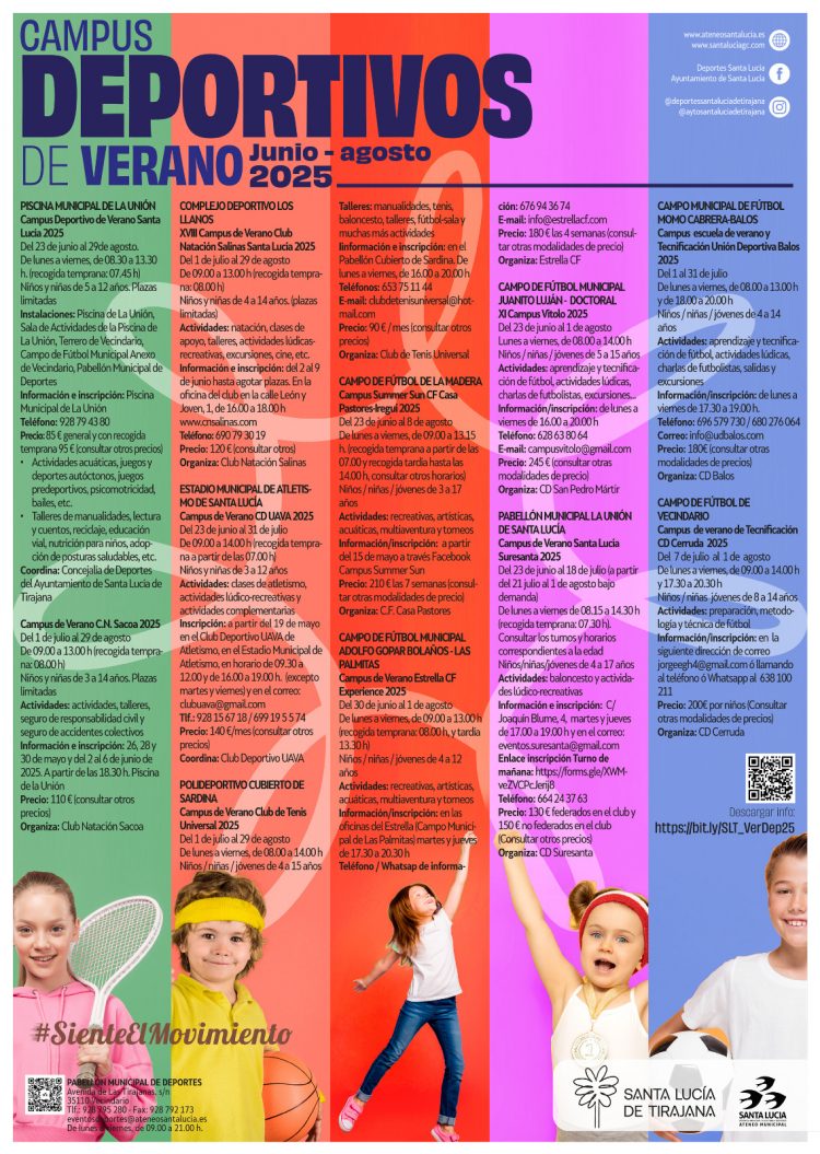 “Verano y deporte, imprescindibles en Santa Lucía de Tirajana”
