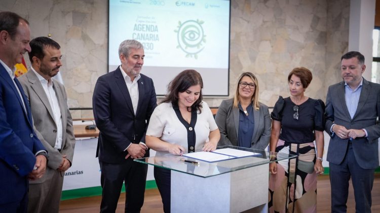 El Gobierno de Canarias y la Fecam se comprometen a trabajar juntos para impulsar la Agenda 2030