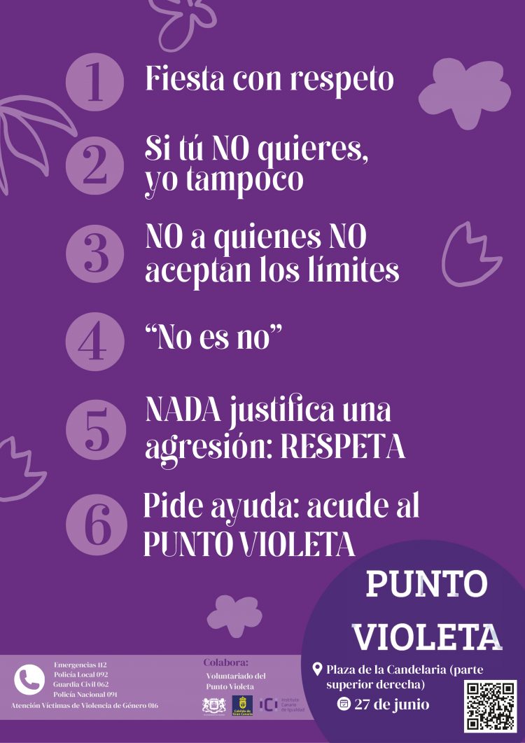 La Noche Joven de este viernes contará con un Punto Violeta