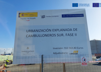 La Autoridad Portuaria de Las Palmas trabaja en la urbanización de la explanada de Cambulloneros Sur Fase II
