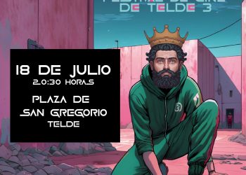 Telde acoge la proyección de cortometrajes del III Festival de Cine en la Plaza de San Gregorio