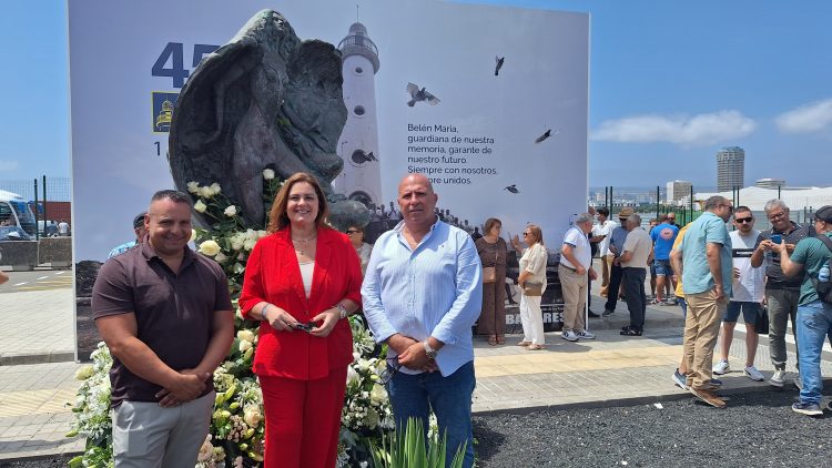 La comunidad portuaria rinde homenaje a Belén María, símbolo eterno de la lucha de los trabajadores portuarios