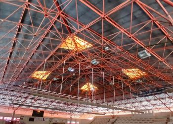 SBT repara e impermeabiliza el techo del Pabellón Cubierto de San Fernando