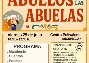 Mogán celebrará el Día de los Abuelos y Abuelas el 25 de julio