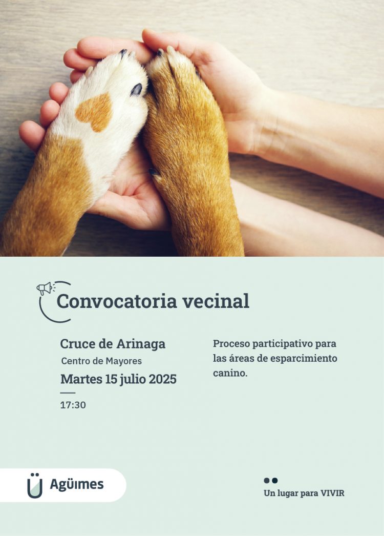 El Ayuntamiento de Agüimes invita a participar en el diseño de los futuros espacios caninos