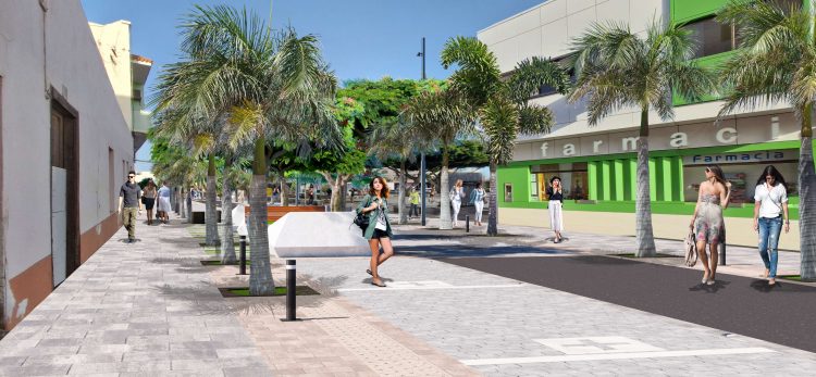 El Ayuntamiento inicia las obras de la Zona Comercial Abierta de El Tablero