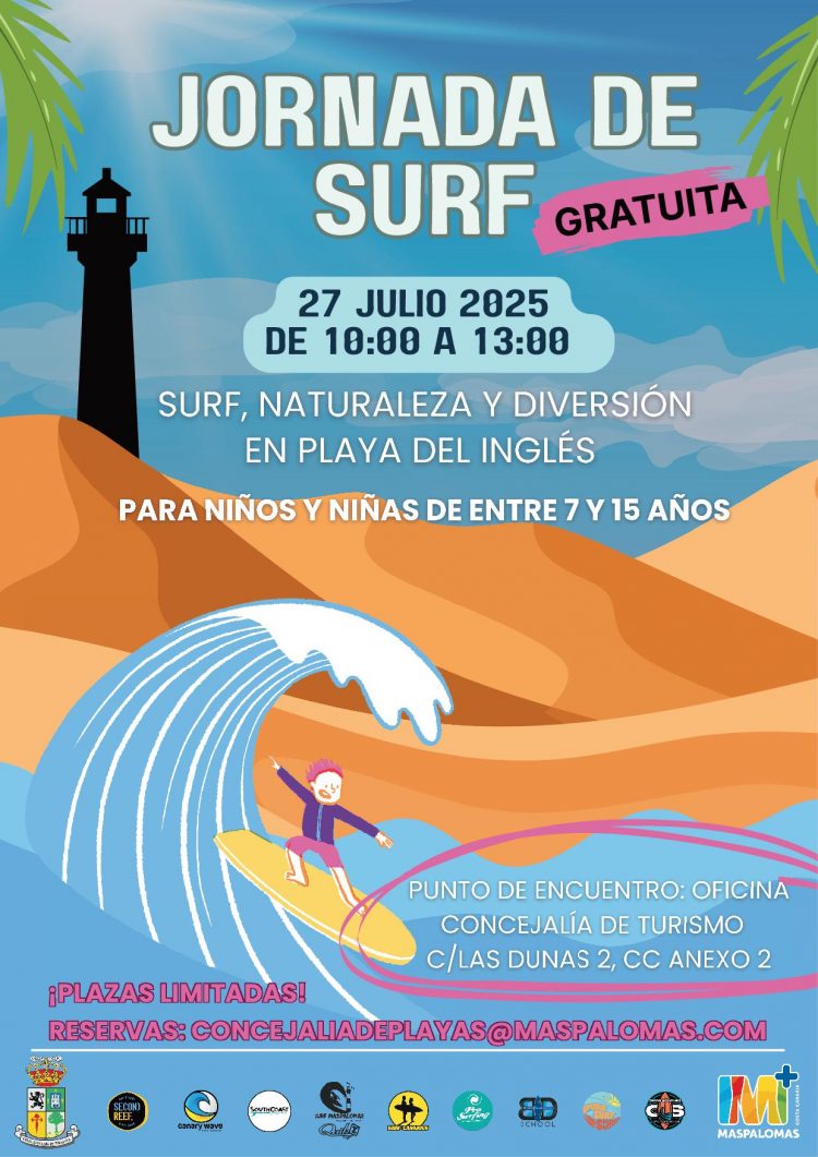 La Concejalía de Cuidado del Litoral organiza una jornada de Surf gratuita para los más jóvenes del municipio