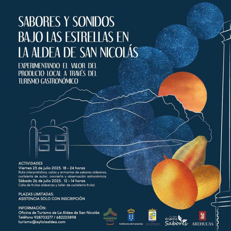 ‘Sabores y sonidos bajo las estrellas’, un impulso a la experiencia turística y gastronómica de La Aldea