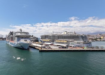El sector de los cruceros cierra el primer semestre del año con 1,2 millones de cruceristas en los puertos de Las Palmas